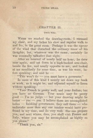 Chapter II. Uncle Silas
