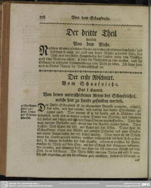 Der dritte Theil handelt Von dem Viehe