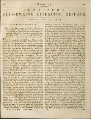 Num. 23. Den 26. Januar 1805