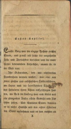 Erstes Kapitel