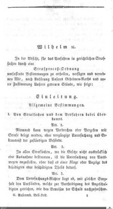 Entwurf einer Strafprozeß-Ordnung für das Königreich Württemberg