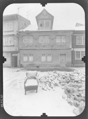 Arnstadt, Zimmerstraße 15. Wohnhaus. Straßenfront
