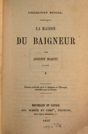La maison du baigneur, 4