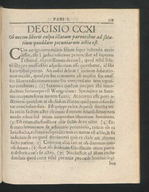 Decisio CCXI. - CCXX.