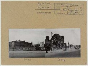 Marx-Engels-Platz. Berlin, Mitte, Marx-Engels-Platz (ab 1991 Lustgarten/ab 1994 Schloßplatz)/Karl-Liebknecht-Straße