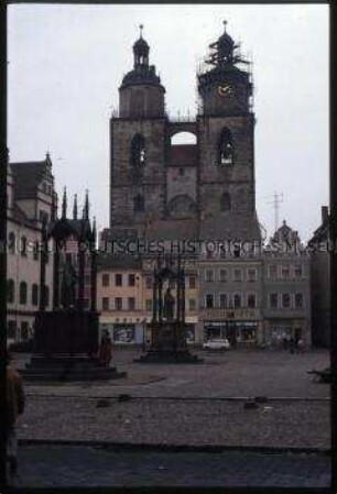 Lutherstadt Wittenberg, Markt mit Stadtkirche
