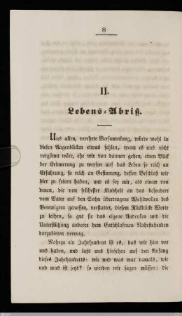 Lebens-Abriß