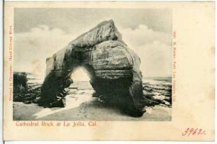 San Diego-La Jolla, Kalifornien. Cathedral Rock at la Jolla