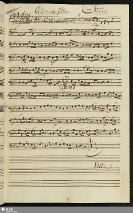 194. Aria: Già divento freddo freddo / Guglielmi, P. A.