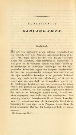 De residentie Djocjokarta
