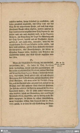 13. Wie die Revisionen anzustellen sind