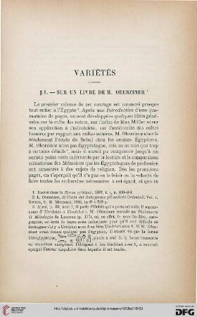 Variétés