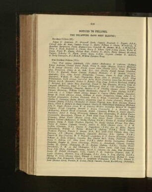 Notices To Fellows.