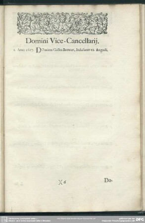 Domini Vice-Cancellarii