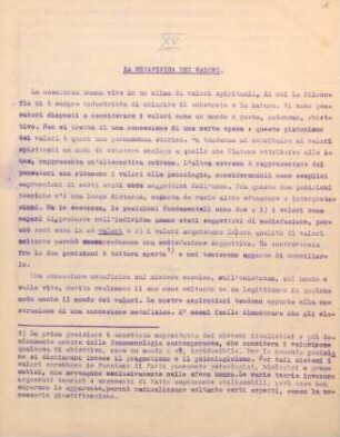 116-121, XV LA METAFISICA DEI VALORI
