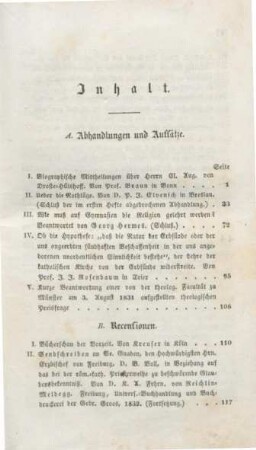 V-VI Inhaltsverzeichnis