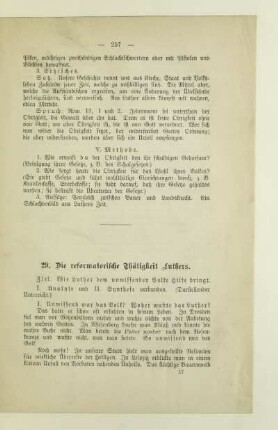 29. Die reformatorische Thätigkeit Luthers