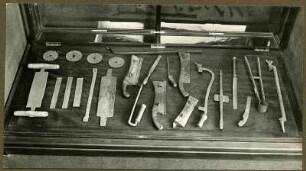 Heimatmuseum: Kammacherwerkzeuge, 19. Jh.