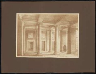 Museumsinsel, Berlin Pergamon-, Deutsches und Vorderasiatisches Museum: Ansicht, Innenraum, Säulenhalle