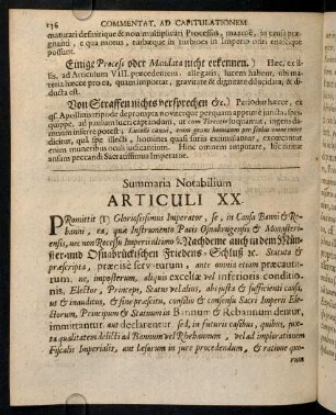 136-146, Articuli XX - XXII