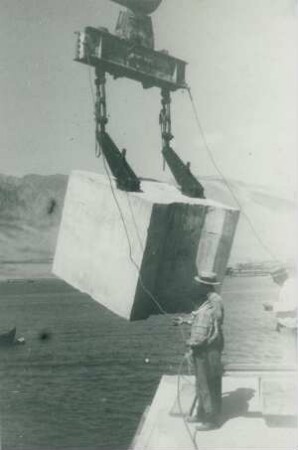 Hafenbau Iquique (Santiago), Chile, 1928-1933