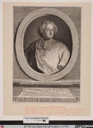 Bildnis Armand-Gaston-Maximilien Rohan, prince de, duc de Soubise