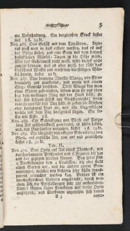 Tab. II. [Beschreibung]; Nro. 470.-480.