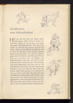 Das Märchen vom Schlaraffenland
