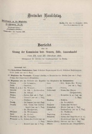 51. Jahrg. Nr. 25., ... den 13. Dezember 1911