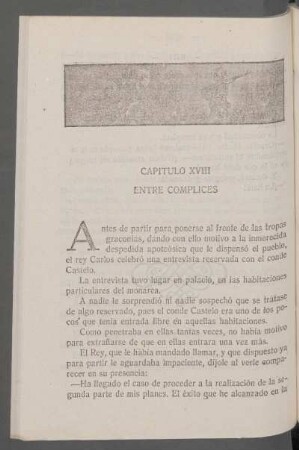 Capítulo XVIII - Entre cómplices