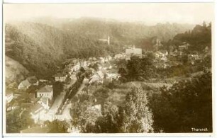 Tharandt. Blick auf Tharandt