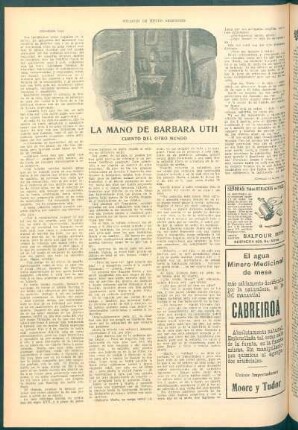 La mano de Barbara Uth : Cuento del otro mundo