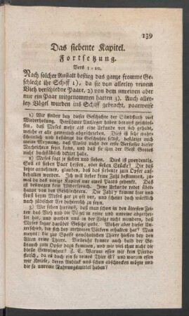 Das siebente Kapitel. Fortsetzung