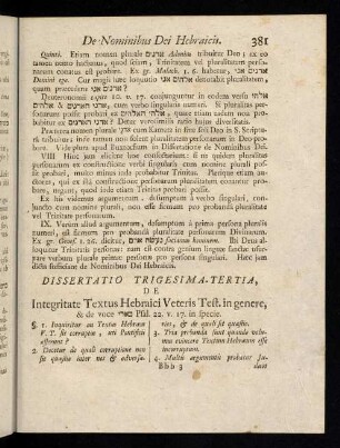 381-389, Übersicht; Sectio I. Pontificii ad ...