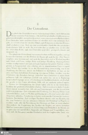 II. Der Gottesdienst