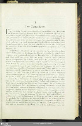 II. Der Gottesdienst