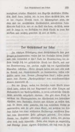 335-363 Das Geschichtswerk des Lukas