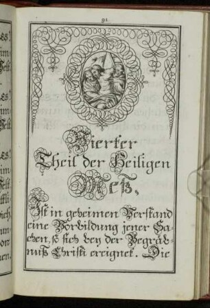 Vierter Theil der Heiligen Meß.