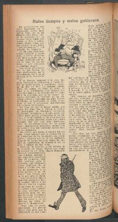 Malos tiempos y malos gobiernos