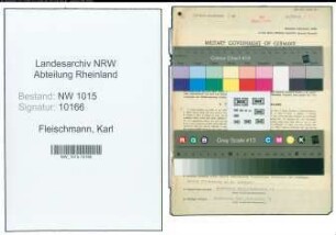 Entnazifizierung Karl Fleischmann , geb. 04.04.1892 (Hausmeister)