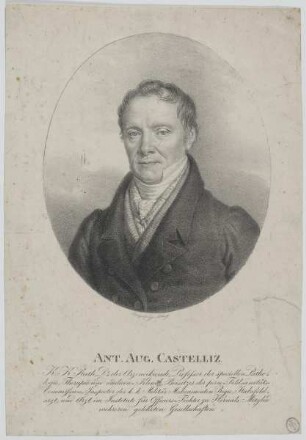 Bildnis des Ant. Aug. Castelliz
