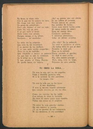 Tu eres la sola...