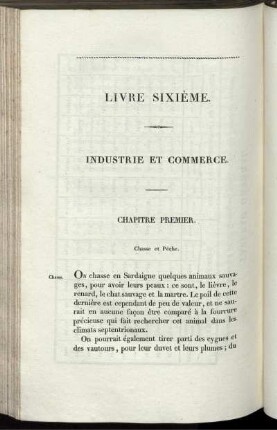 Livre Sixième. Industrie et Commerce.