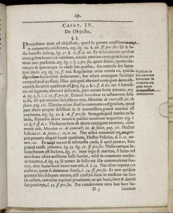 Caput IV. De Objecto.