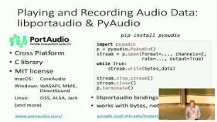 Working with Audio Data in Python