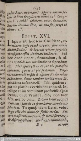 Epist. XVI.
