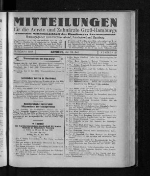 Jahrgang 1928, Hamburg, den 24. Juni, Nummer 26