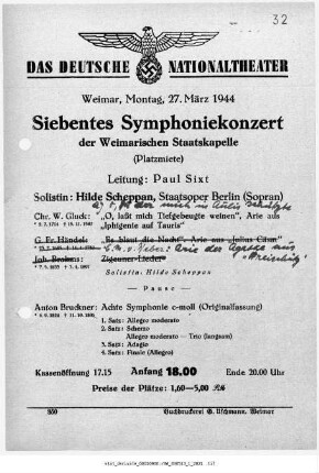 Siebentes Symphoniekonzert