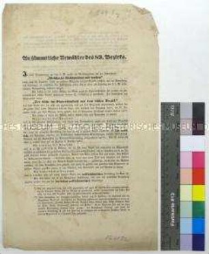 Aufruf betreffend die Reichsverfassung