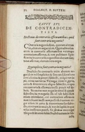 Caput XVI. De Contradicentibus.
